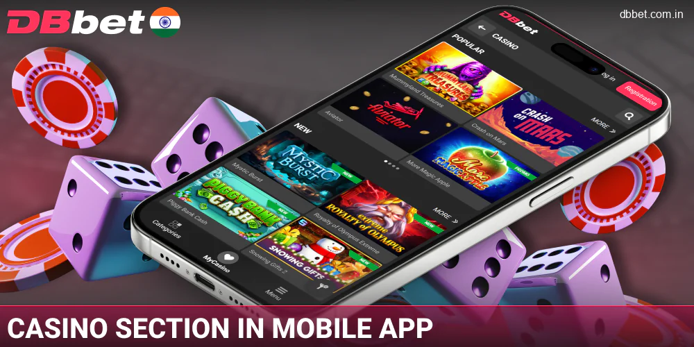 Online casino in the DBbet app for Indians