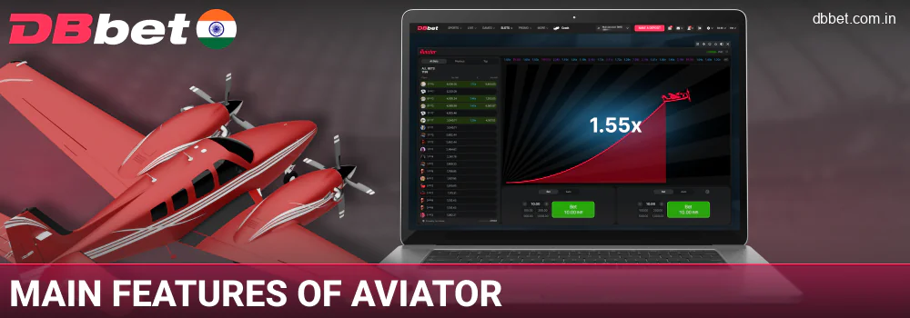 Key aspects of the Aviator game at DBbet for Indians