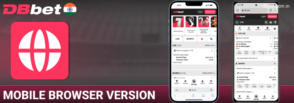 DBbet website for Indian players