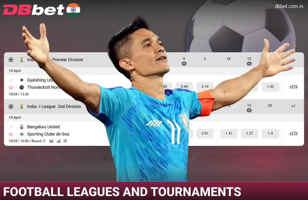 Place a football bet at DBbet IN