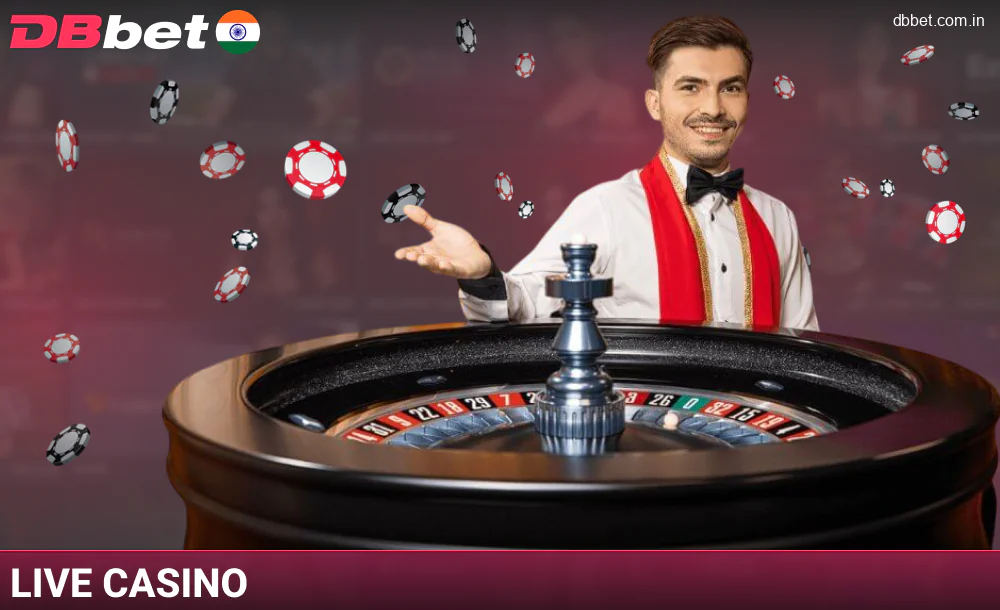Live dealer casino for Indian players at DBbet