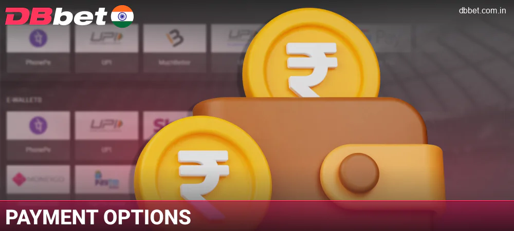 Banking methods at DBbet India