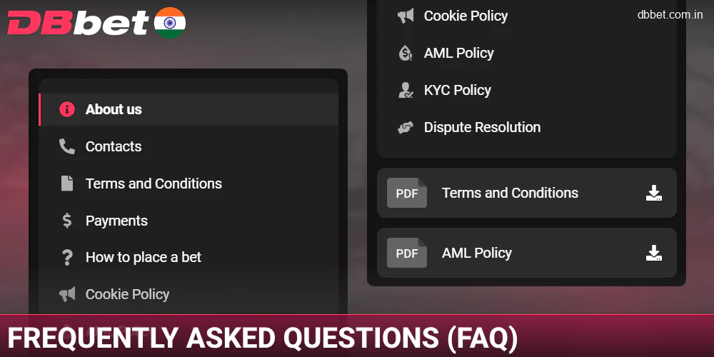 Answers for DBbet India users